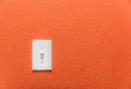 Power switch on the wall. Royalty Free Stock Photo