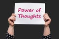 Power of Thoughts Royalty Free Stock Photo