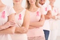 Power to fight breast cancer Royalty Free Stock Photo