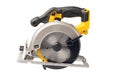 Power Tools , circular saws on a white background Royalty Free Stock Photo
