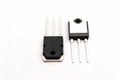 Power transistor - package TO-3P Royalty Free Stock Photo