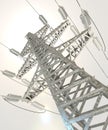 Power Transmission Line Royalty Free Stock Photo