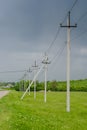 Power Transmission Line Pole