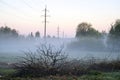 Power transmission line supporting structure