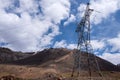 Power transmission line to Kumtor gold mine in Kyrgyzstan