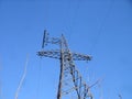 Power transmission line tower and heaven