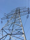 Power transmission pylon Royalty Free Stock Photo