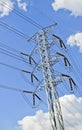 Power transmission pylon Royalty Free Stock Photo