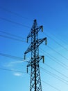 Power transmission tower Royalty Free Stock Photo