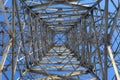 Power transmission tower Royalty Free Stock Photo