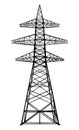 Power transmission tower.