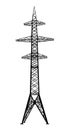 Power transmission tower.