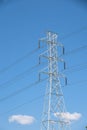 Power transmission towers Royalty Free Stock Photo