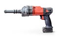 Power Unleashed Demolition Hammer on White Background