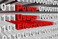 Power usage effectiveness Royalty Free Stock Photo