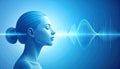 The Power of Voice - Abstract Sound Wave Concept Royalty Free Stock Photo