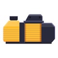 Power water pump icon, cartoon style