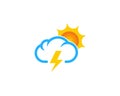 Power Weather And Season Icon Logo Design Element