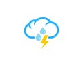 Power Weather And Season Icon Logo Design Element