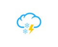 Power Weather And Season Icon Logo Design Element