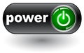 Power web icon Royalty Free Stock Photo