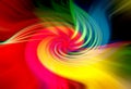 Power of Your Song in Soul. Rainbow Petals Art. Royalty Free Stock Photo