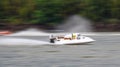 Powerboat in action Royalty Free Stock Photo
