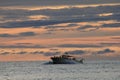 Shell Island, Florida Gulf of Mexico powerboat sunset