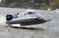 Powerboat Racing at Oulton Broad - 28th May 2023 - Formula 2 Royalty Free Stock Photo