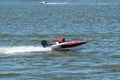 Powerboats in the race Royalty Free Stock Photo