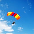 Powered parachute Royalty Free Stock Photo