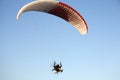 Powered paraglider Royalty Free Stock Photo