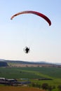 Powered paraglider Royalty Free Stock Photo