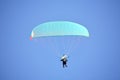 Powered paragliding Royalty Free Stock Photo