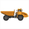 Powerful articulated dump truck