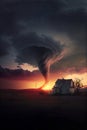 powerful catastrophic tornado.