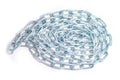 Powerful chain on a white background Royalty Free Stock Photo