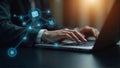Powerful Collaboration: Visualizing the Digital Workflow Royalty Free Stock Photo
