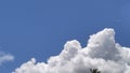 Powerful Cumulonimbus Clouds on a Sunny Tropical Day Royalty Free Stock Photo