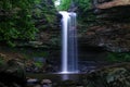 Powerful Deep Woods Canyon Waterfall