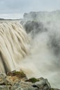 Powerful Dettifoss waterfall in Iceland