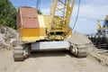 Powerful diesel crane