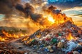 Uncontrolled Open Burning of Garbage A Visual Record of Environmental Degradation and the Waste Disposal Crisis