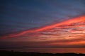 Powerful Dramatic Red Sunset Sky