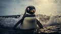 Powerful And Emotive Portraiture: A Penguin\'s Understanding In Soft Light