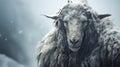 Powerful And Emotive Portraiture Of A Withered Yeti Sheep Hybrid