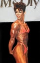 Clare Furr Poses at 1986 Ms Olympia in New York City Royalty Free Stock Photo