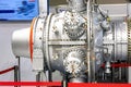 Powerful gas turbine power plant Royalty Free Stock Photo