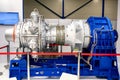 Powerful gas turbine power plant Royalty Free Stock Photo