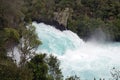 Powerful Huka Falls near Lake Taupo, Ner Zealand Royalty Free Stock Photo